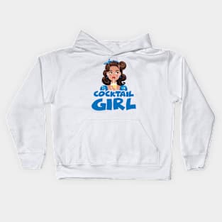 Cocktail Girl Kids Hoodie